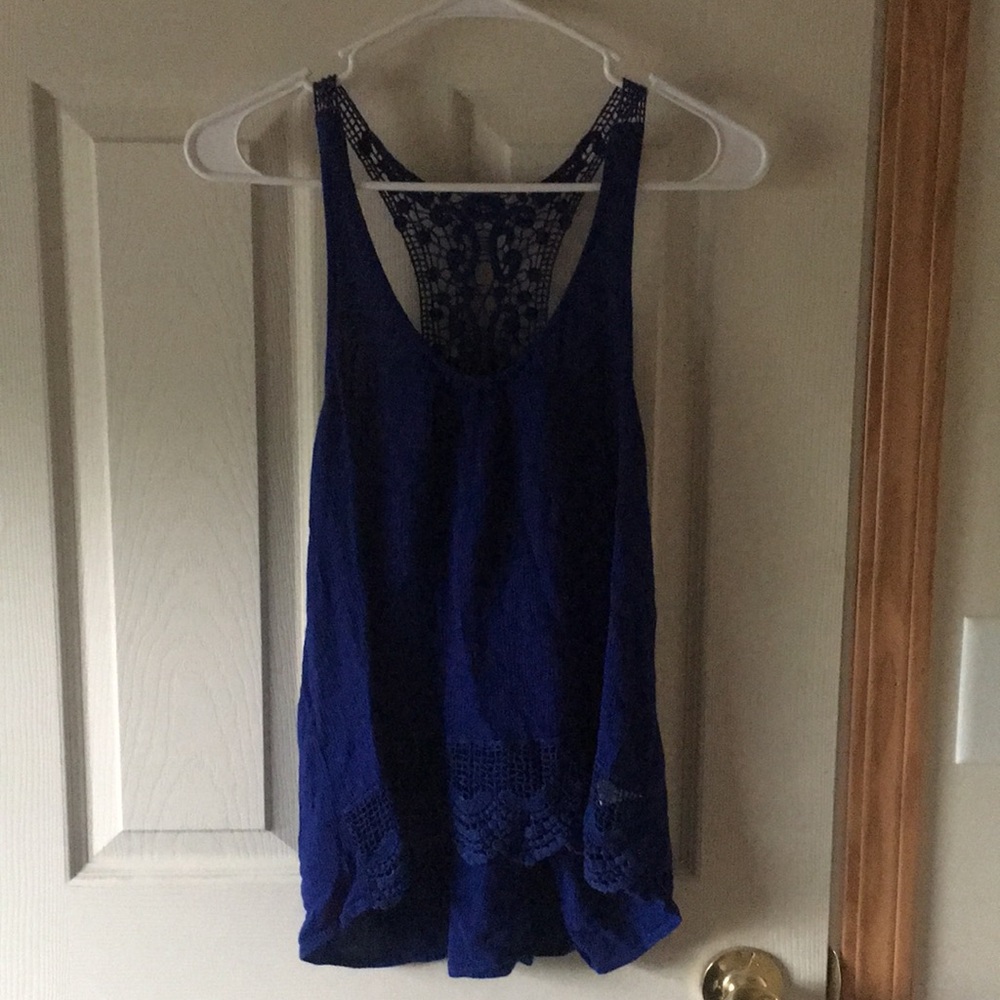 Blue tank